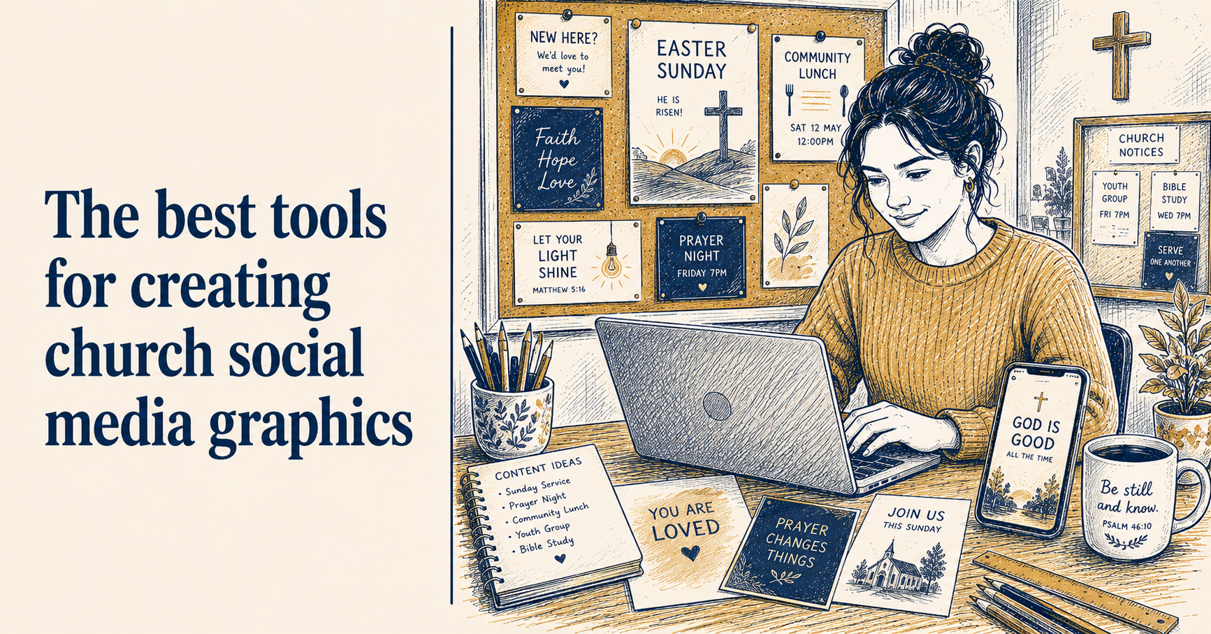The best tools for creating church social media graphics (UK guide)