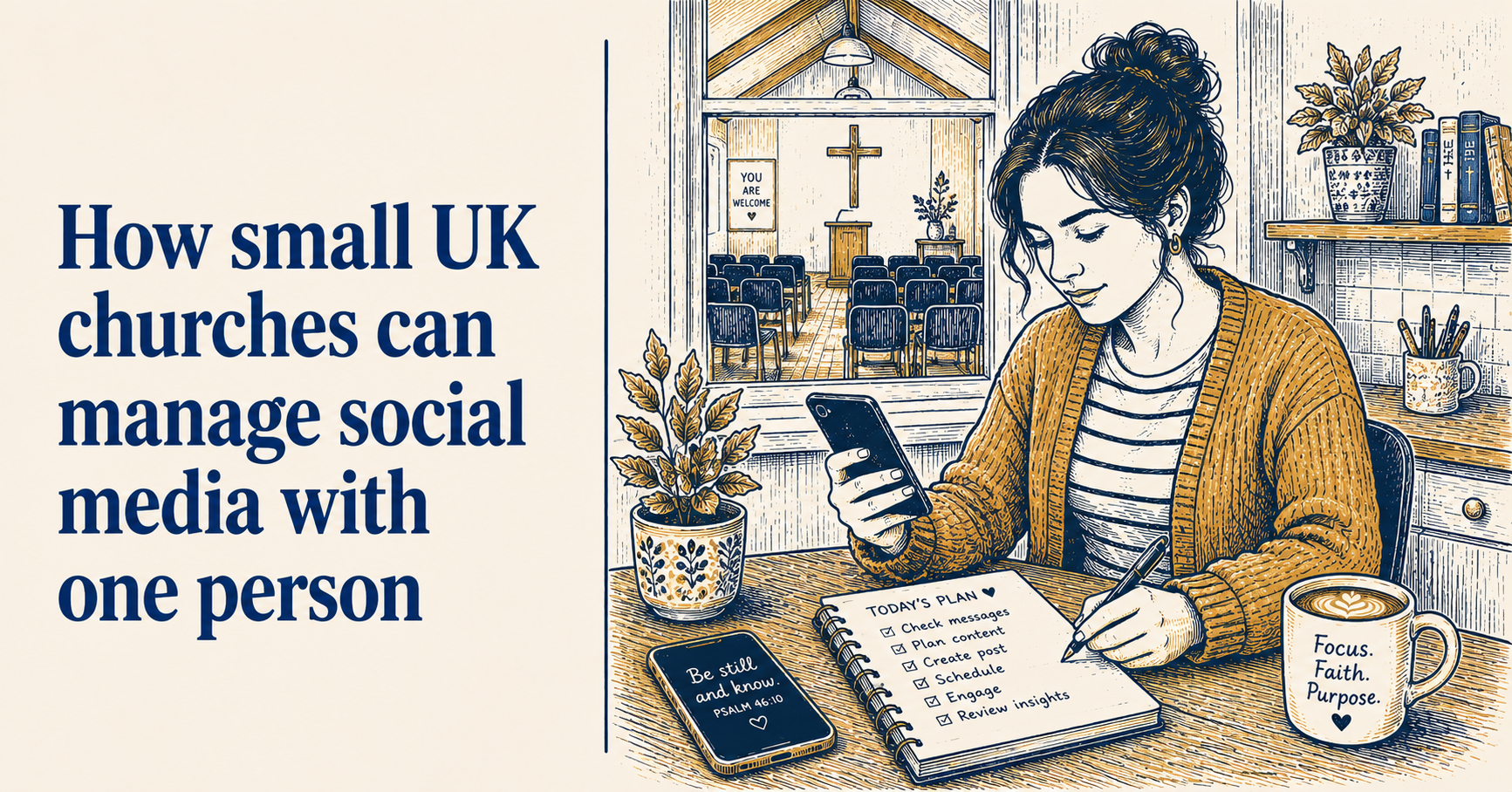 How small UK churches can manage social media with one person