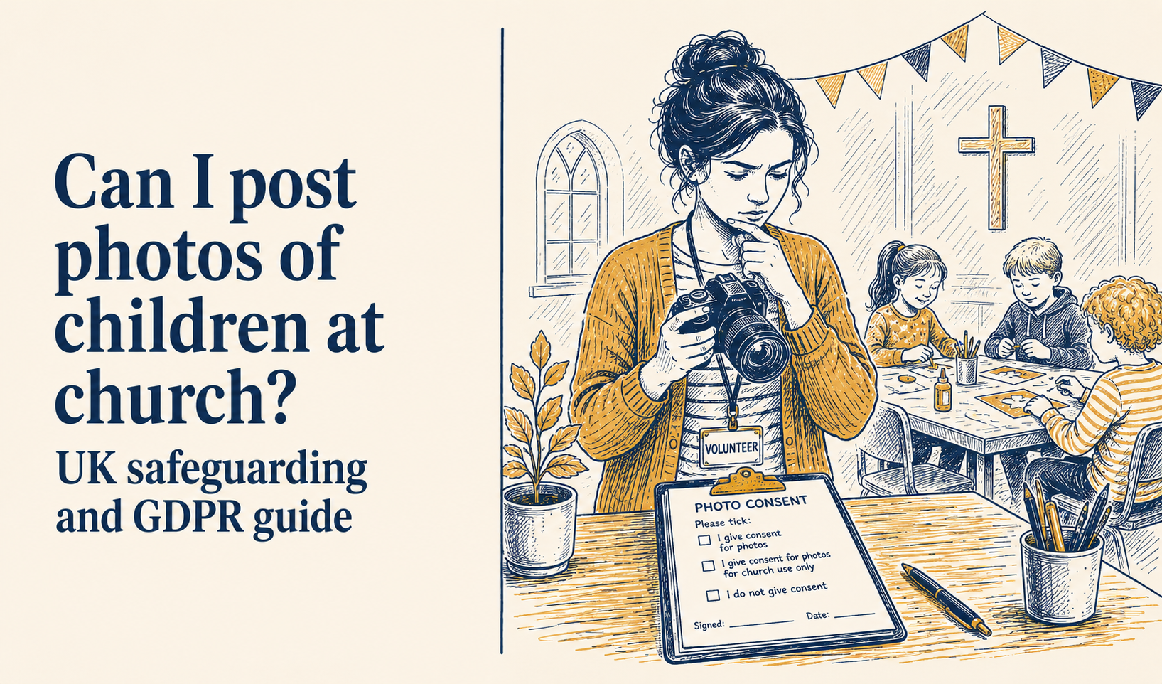 Can I post photos of children at church? UK safeguarding and GDPR guide